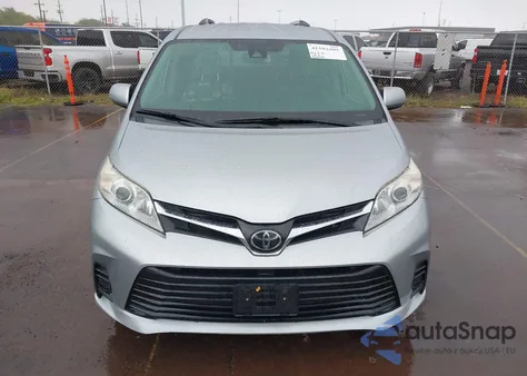 2020 Toyota Sienna Le z USA, uszkodzony, nr VIN 5TDKZ3DC2LS053563